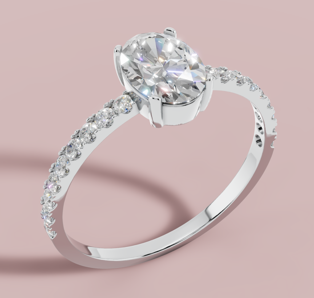 Aurielle oval ring
