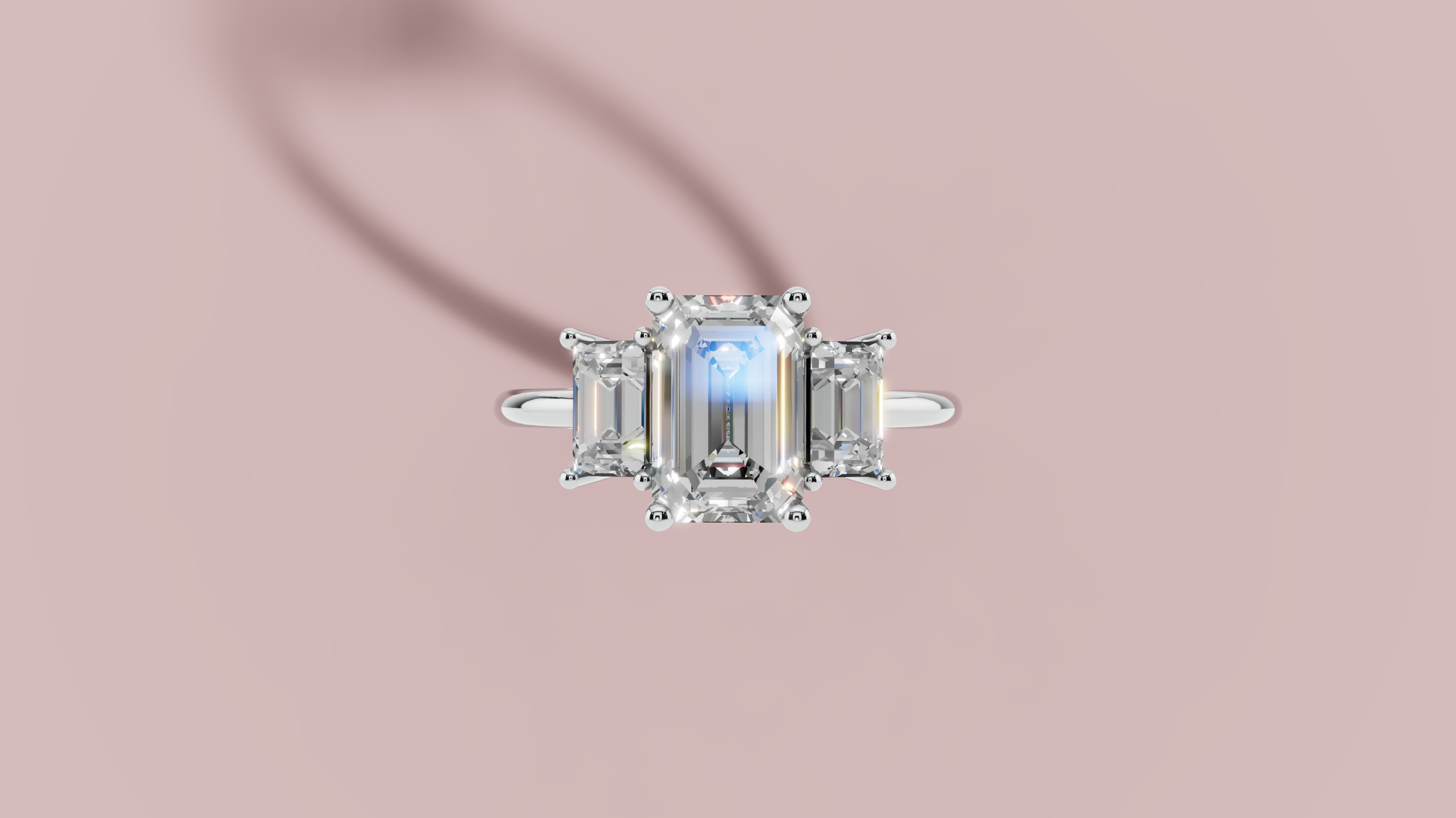 Emerald trellis ring - Image 2