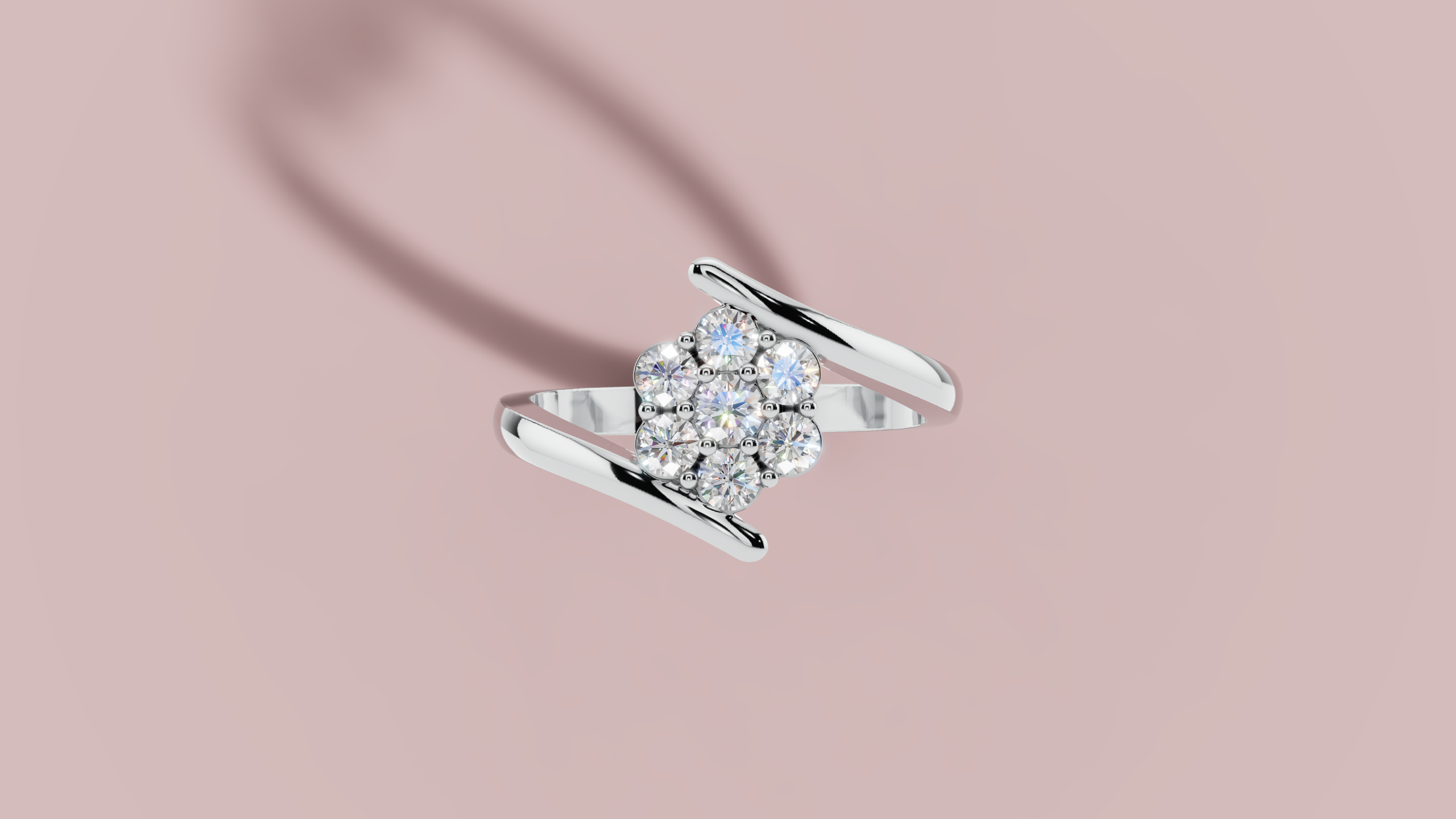 Sparkling cluster ring - Image 2