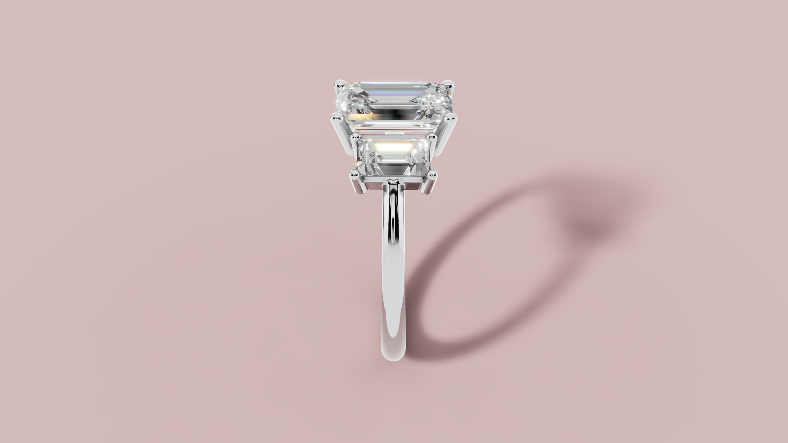 Emerald trellis ring - Image 3