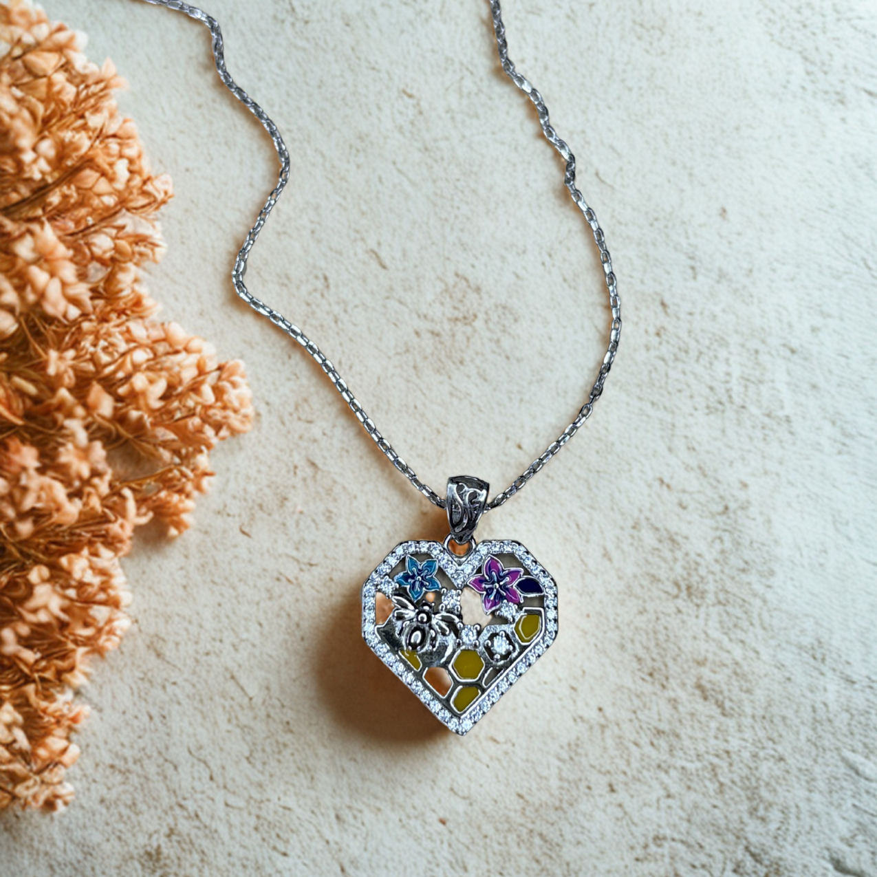 Garden of Love Heart Pendant ๐๐ธ - Image 2