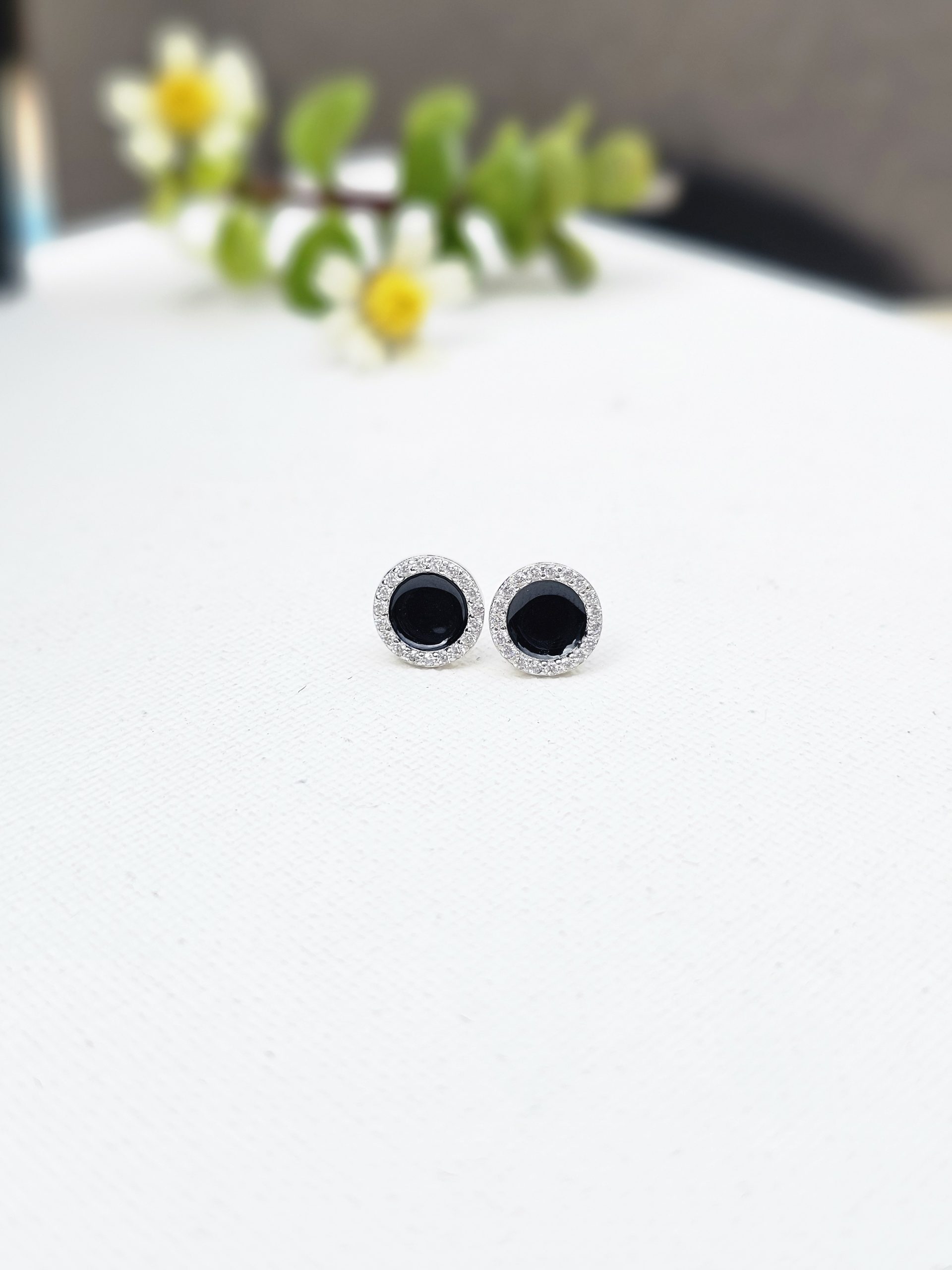 The "Eclipse Fan" Stud Earrings
