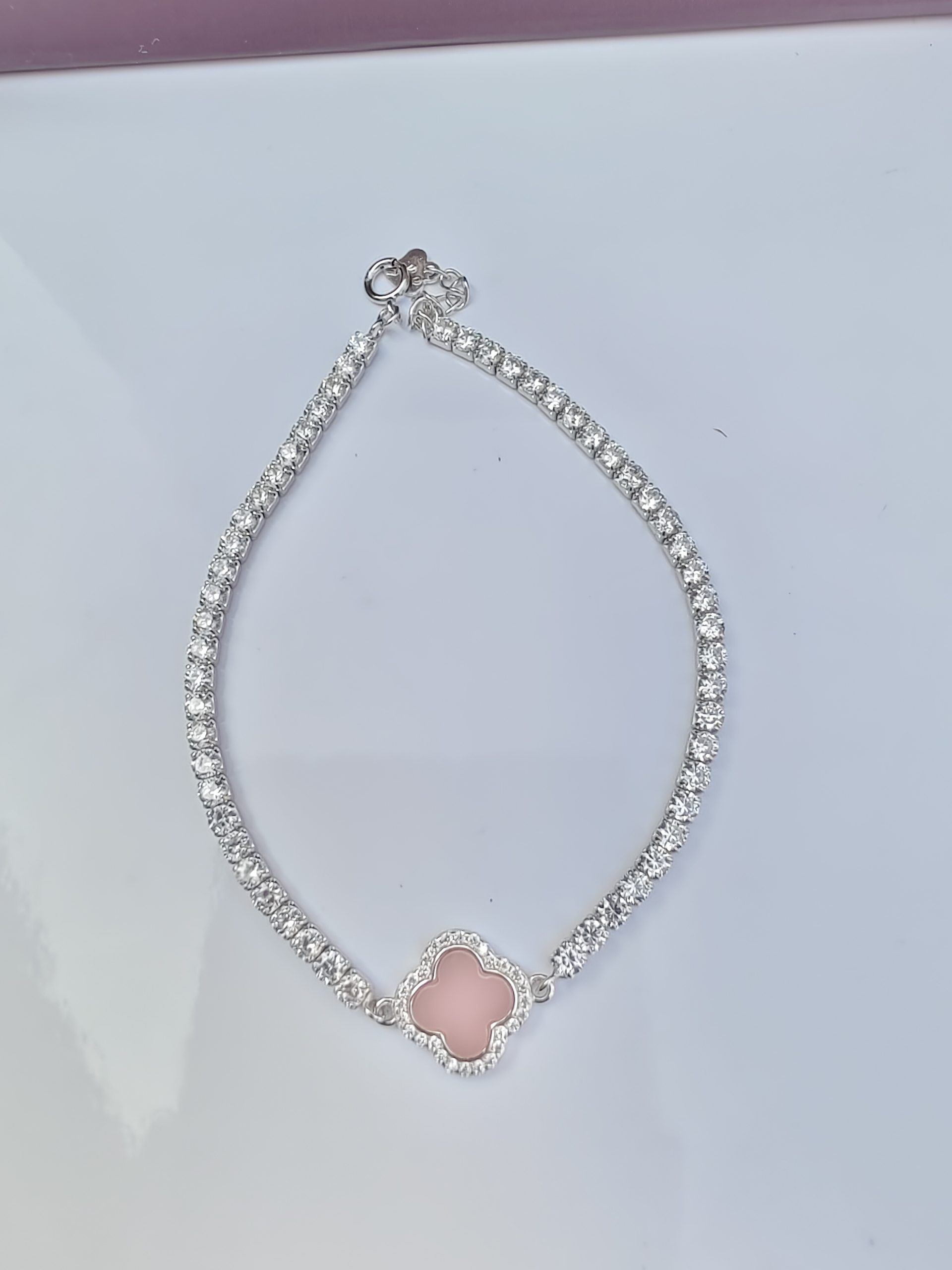 Rosé Clover Spark Bracelet 💖✨ - Image 2