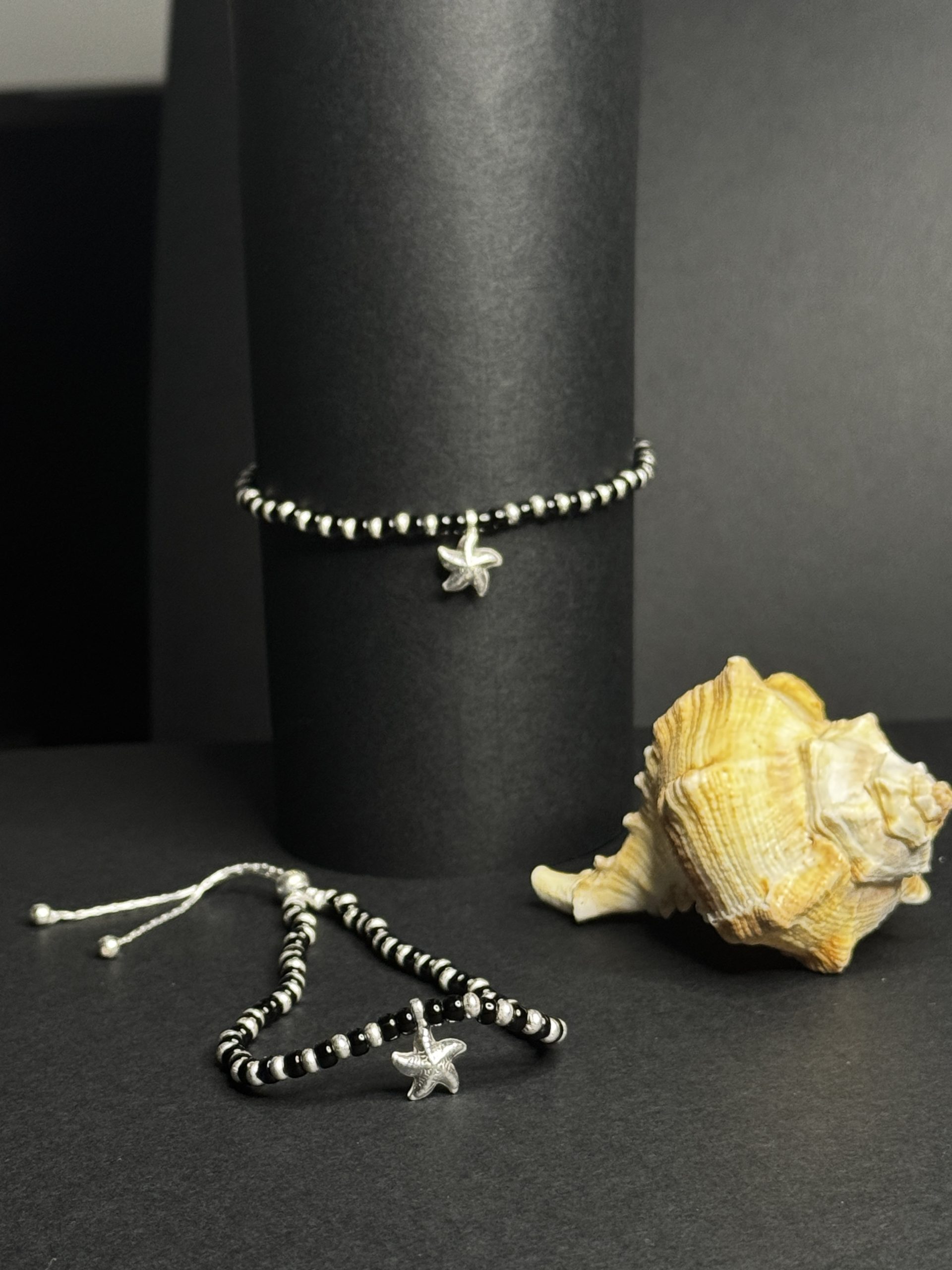 ⭐Starfish Charm Beaded Anklet⭐