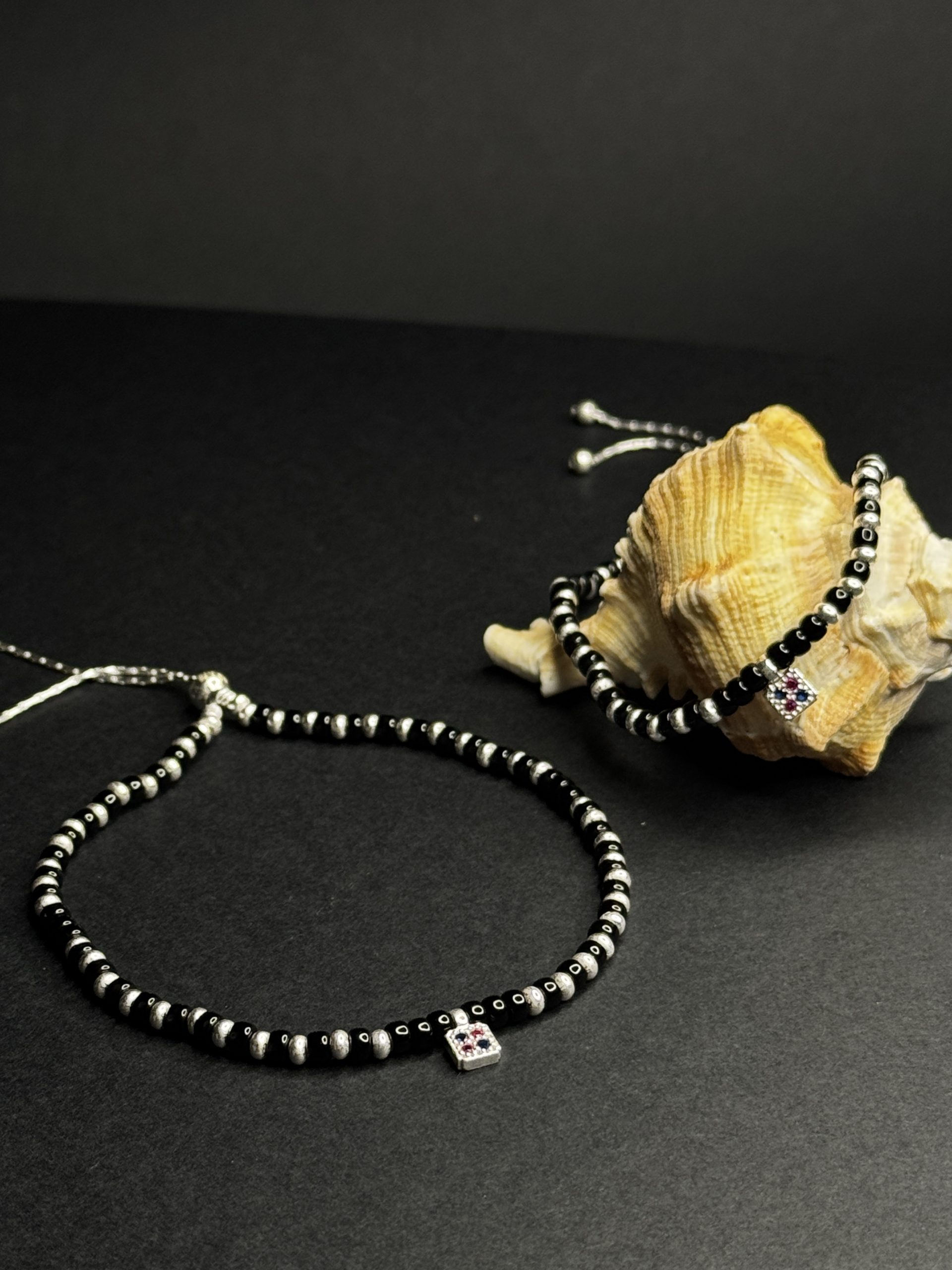 🔲Dual Charm Beaded Anklet🔲 - Image 6